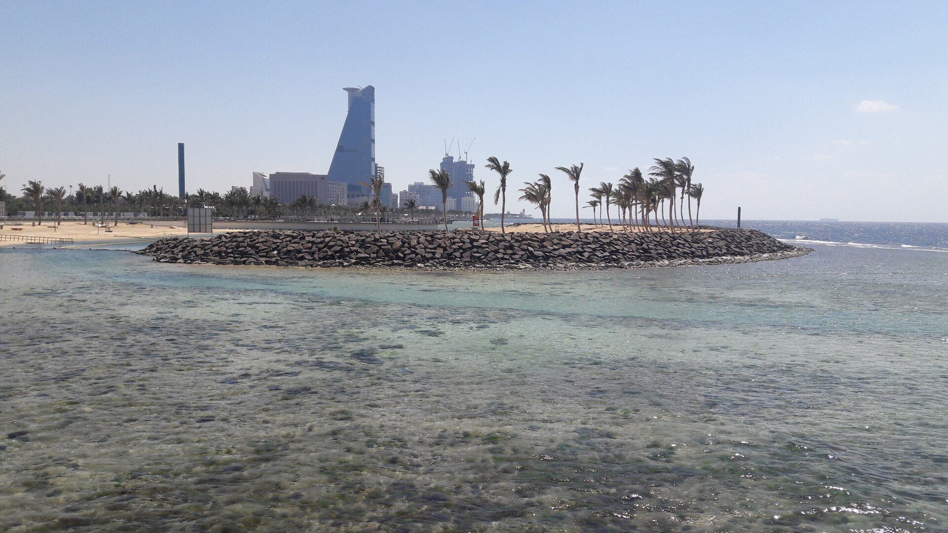 Jeddah Corniche coastline